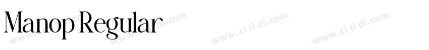 Manop Regular字体转换 Manop Regular字体转换
